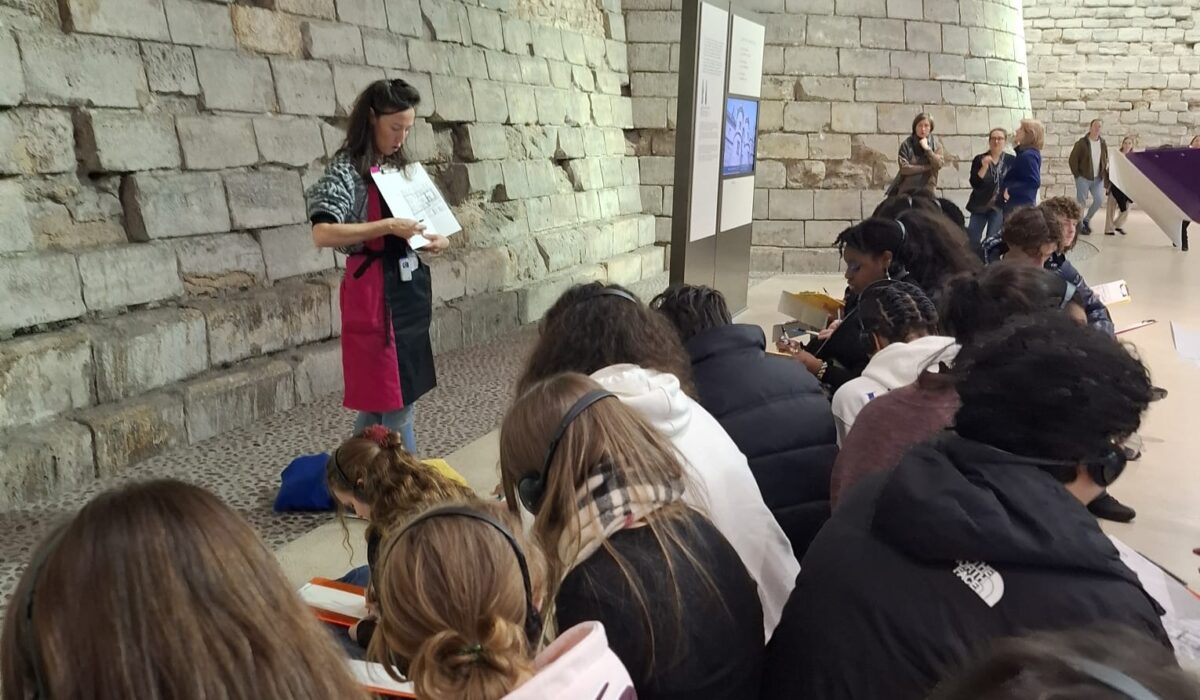 Sortie des terminales au Louvre