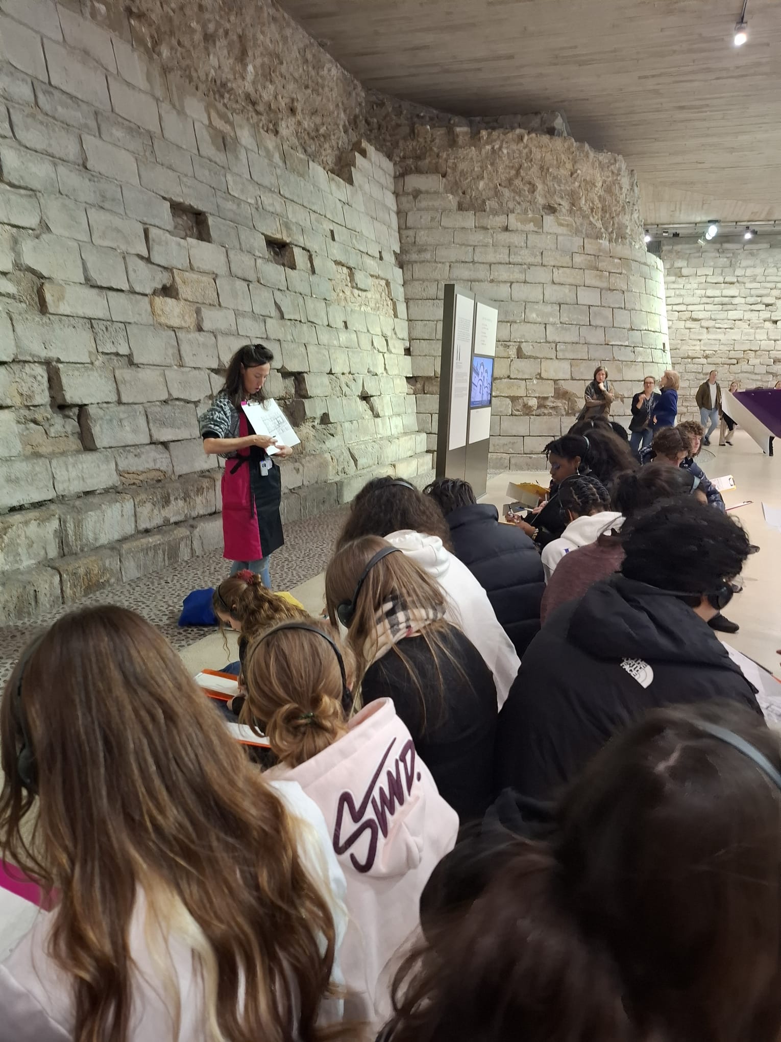 Sortie des terminales au Louvre