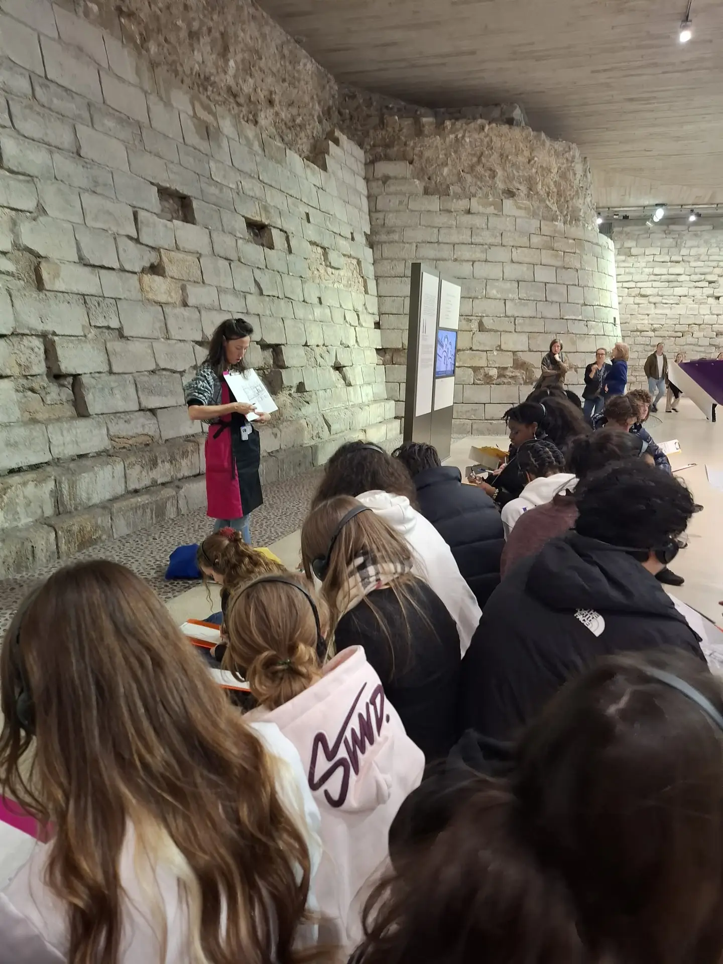 Sortie des terminales au Louvre