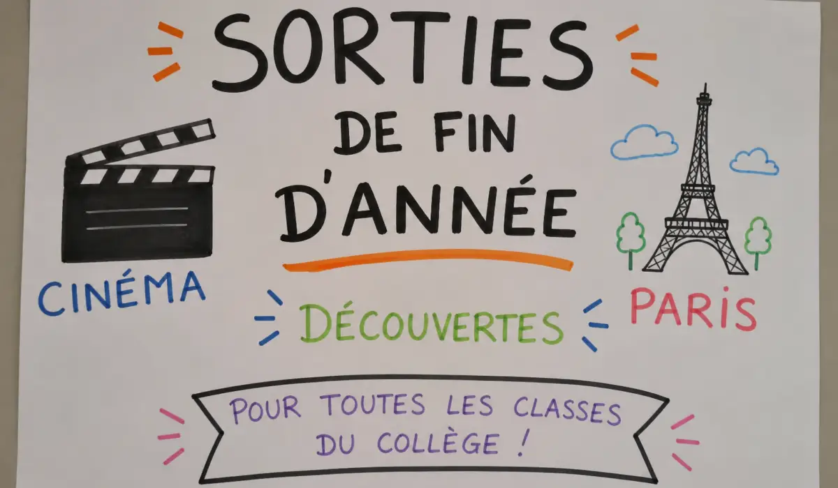 Sorties de fin d&rsquo;année au collège St Joseph