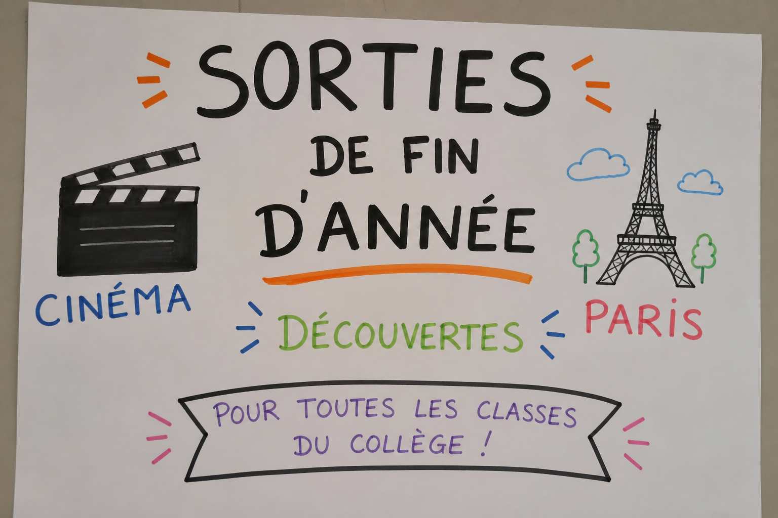 Sorties de fin d’année au collège St Joseph