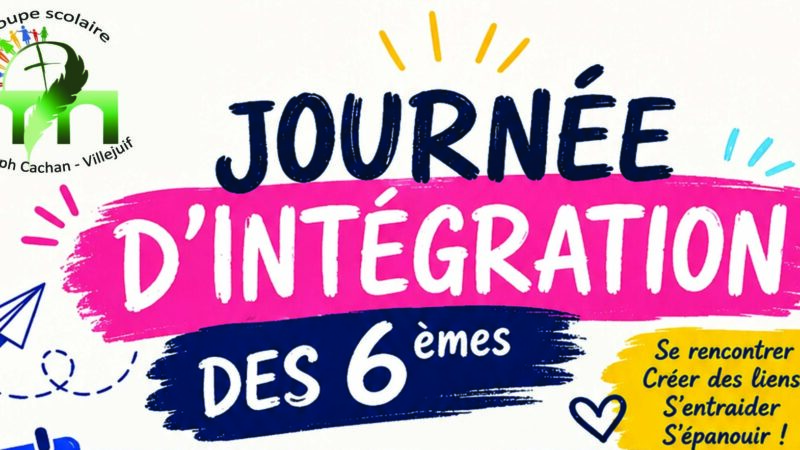 Journée d&rsquo;intégration des 6èmes – rentrée 2026